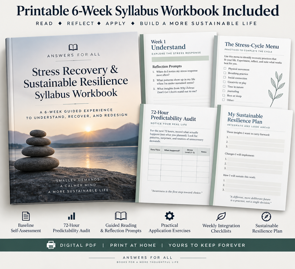 The Stress Recovery & Sustainable Resilience Reading Path