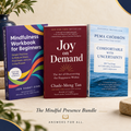 Three paperback books arranged upright on a warm cream textured background, slightly fanned — left book angled slightly left, center book straight and pushed slightly forward, right book angled slightly right.