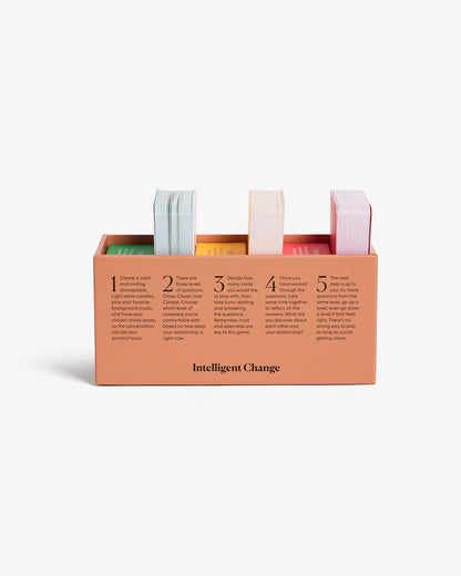 Rectangular box with colorful items and text on a white background