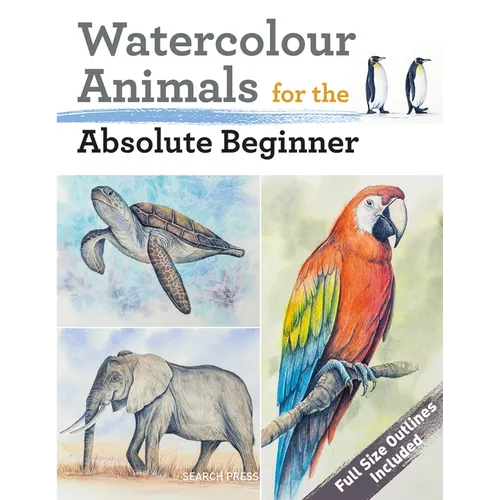 Watercolour Animals for the Absolute Beginner - Paperback book cover