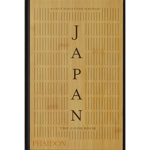 Book cover of 'Japan: The Cookbook' by Nancy Singleton Hachisu with a bamboo pattern.