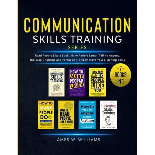 Book cover of 'Communication Skills Training' series by James W. Williams on a dark background