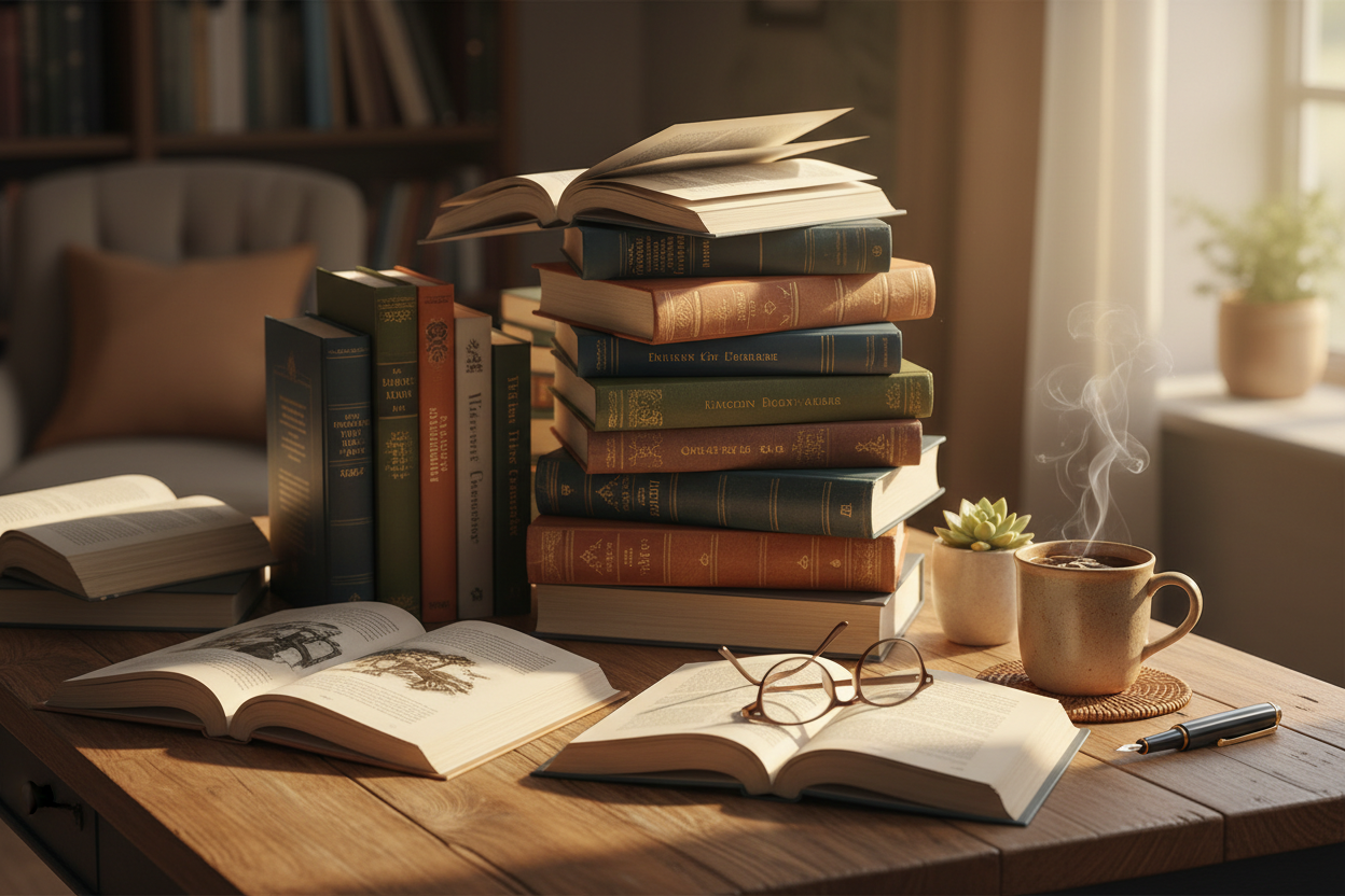 Cozy Bookstore Hero
