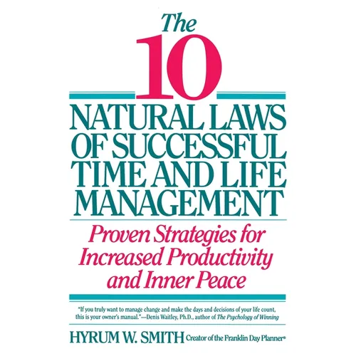 10 Natural Laws of Successful Time and Life Management - Paperback book cover